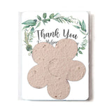 Bloomin Flower Shaped Plantable Gift Pack Imprinted with Logo (Q605822)