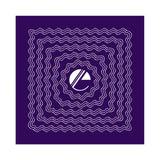 795 Series Wave-A-Hanky - Dark Purple Imprinted with Logo (Q608222)