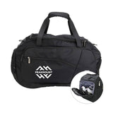 AeroLOFT™ Jet Black Weekender Duffel Imprinted with Logo (Q608622)