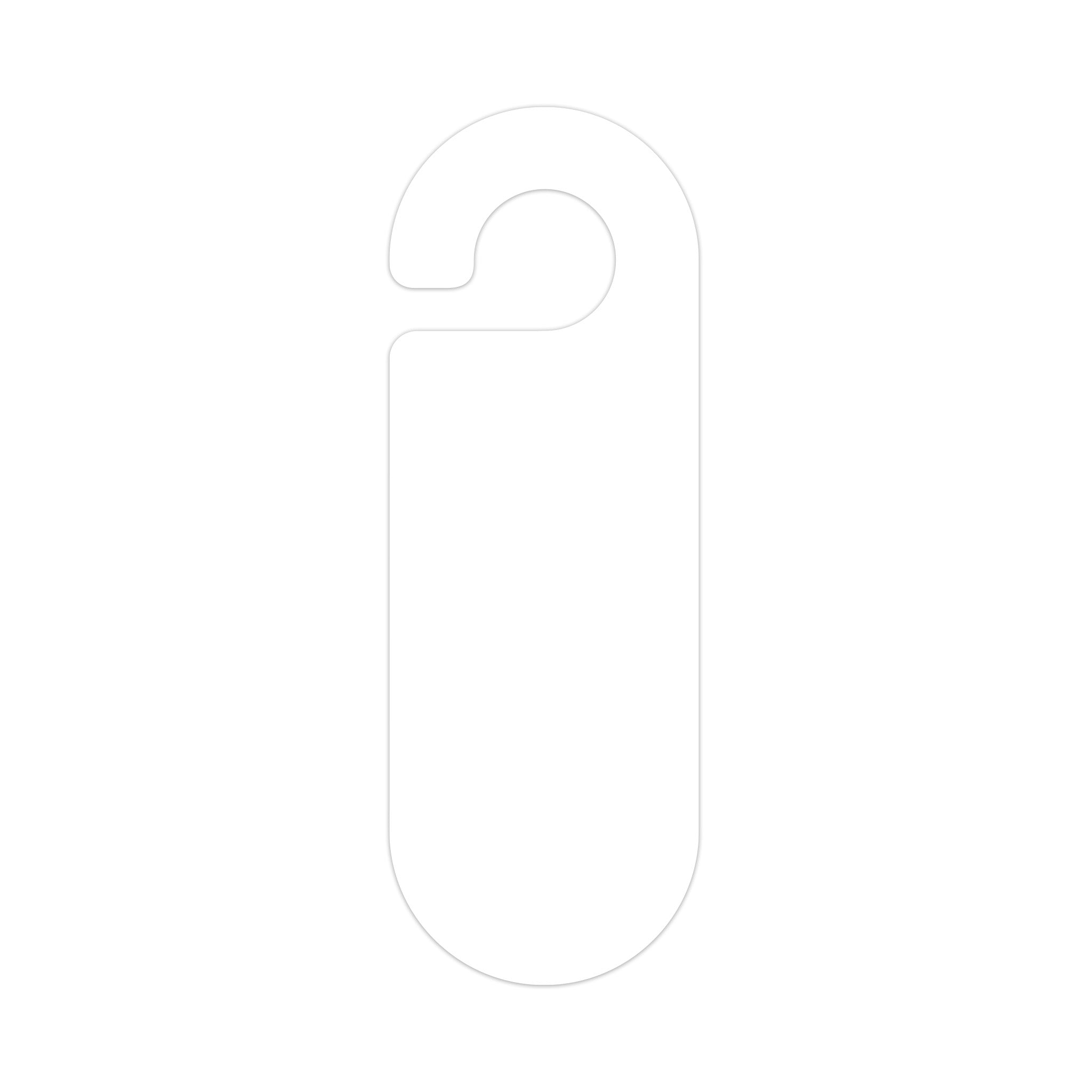 Door Hanger Oval Paper Card (Q617332)