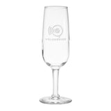 6.5 Oz. Champagne Flute - Deep Etched  Imprinted with Logo (Q626022)
