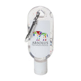 Clip-It 1 oz Moisture Bead Hand Sanitizer Imprinted with Logo (Q627111)