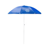70 Inch Arc Beach Umbrella Imprinted with Logo (Q627122)