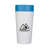 12 Oz. Circular Cup Travel Mug - Harbor Blue Imprinted with Logo (Q627522)