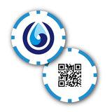 40mm Poker Chips Imprinted with Logo (Q627922)