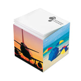 Post-it® Printed Notes Cube - 3.38 x 3.38 x 3.38 Imprinted with Logo (Q631332)