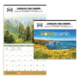 Atlantic Voyages - Stapled Calendar Imprinted with Logo (Q634722)