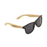 Bamboo Recycled Polycarbonate UV400 Sunglasses Imprinted with Logo (Q636722)