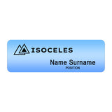 Tucson Express Plastic Name Badge: 3 x 1 In. Imprinted with Logo (Q640022)