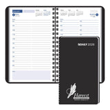 Wired to Cover Ruled Desk Planner Imprinted with Logo (Q640211)
