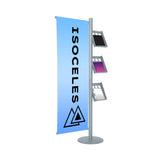 Flex Banner Display Single-Banner with Lit Rack Kit Imprinted with Logo (Q644222)