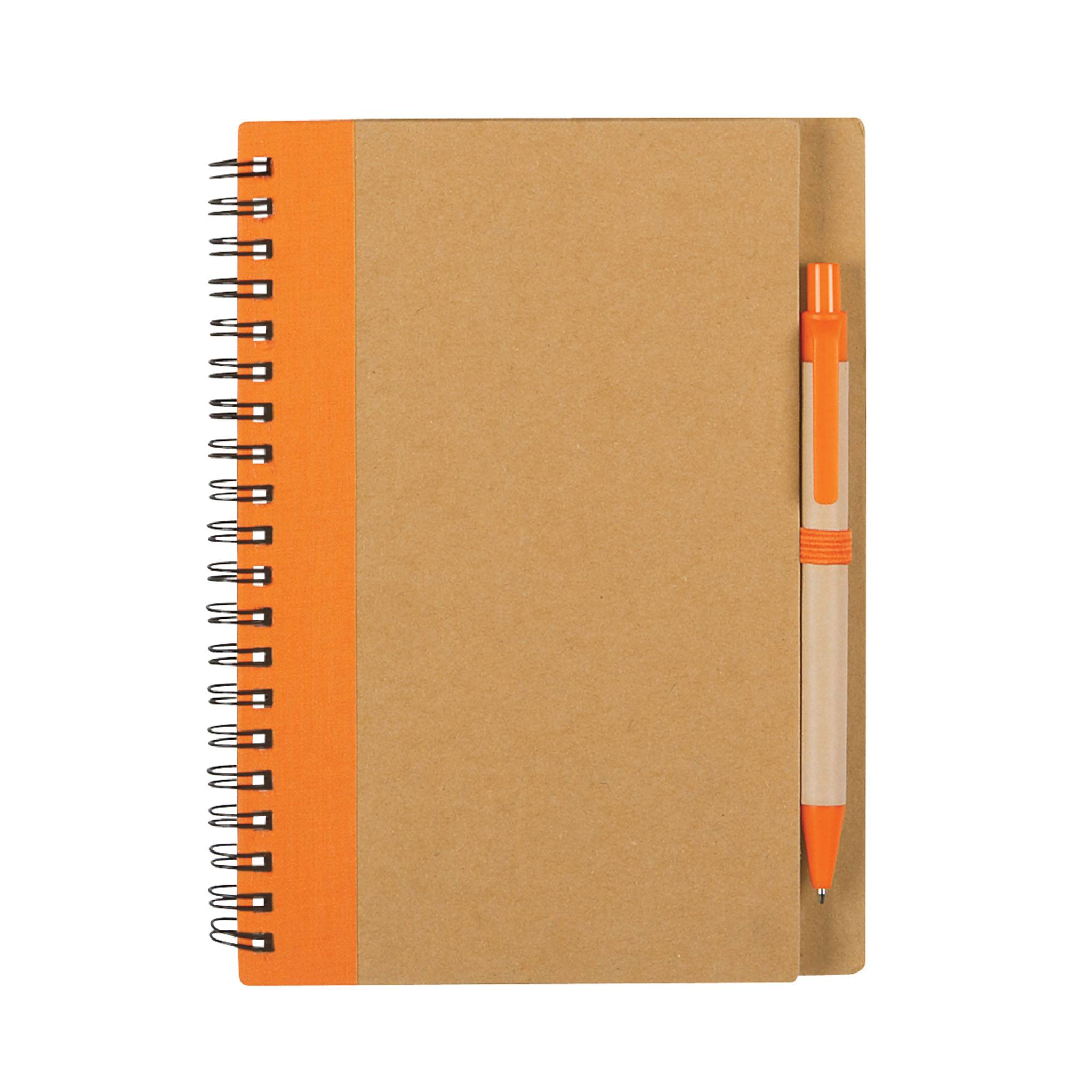 Eco-Inspired Spiral Notebook & Pen (80 Pages) (Q649311)