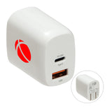 Sonic 20W Fast USB-C PD Charger with Dual Outputs Imprinted with Logo (Q654322)