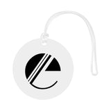 Acrylic Bag Tag - Circle Imprinted with Logo (Q655122)