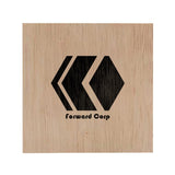 Wood Bottle Opener Coaster Imprinted with Logo (Q655922)