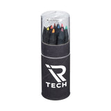 Blackwood 12-Piece Colored Pencil Set Imprinted with Logo (Q659222)