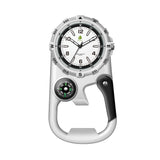 41mm Metal Matte Silver Pocket Watch - White Dial Imprinted with Logo (Q663222)
