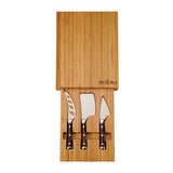 Bamboo Cheese Set Imprinted with Logo (Q663311)