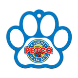 Paw Print Shaped Luggage Tag Imprinted with Logo (Q669322)