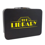 Matte Black Retro Lunch Boxes Imprinted with Logo (Q669911)