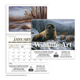 Wildlife Art Pocket Calendar Imprinted with Logo (Q675722)