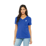 BELLA+CANVAS ® Women’s Jersey Short Sleeve V-Neck Tee Imprinted with Logo (Q677922)