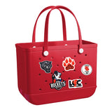 2 x 2 Inch Beach Bag Charms Large Imprinted with Logo (Q689022)