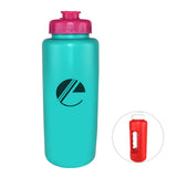 32 Oz. Grip Bottle with Flip Top Cap Imprinted with Logo (Q689122)