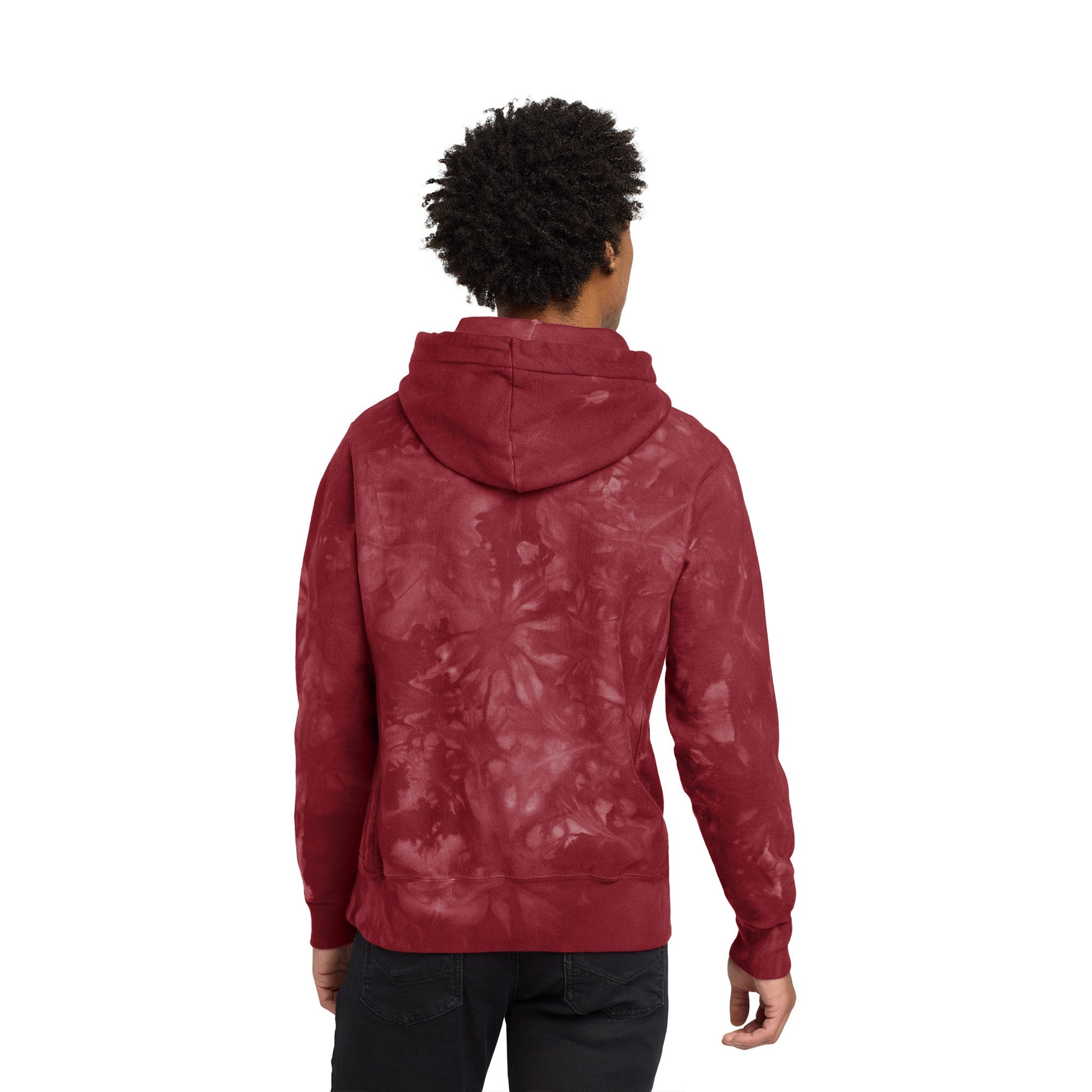 Champion® Reverse Weave® Scrunch-Dye Tie-Dye Hooded Sweatshirt (Q692332)