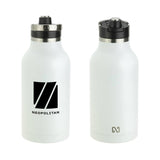 NAYAD® Traveler 64 Oz. Stainless Double-wall Bottle Imprinted with Logo (Q695722)
