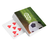 Theme Backs Playing Cards - Soccer Ball Imprinted with Logo (Q697911)