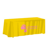 8-ft. Non-Fitted Front Print Only Table Cover Imprinted with Logo (Q698022)