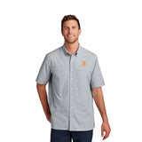 Port Authority® Short Sleeve UV Daybreak Shirt Imprinted with Logo (Q699922)