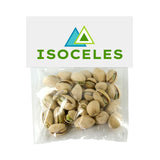 Candy Bag With Header Card Pistachios (Large) Imprinted with Logo (Q701122)