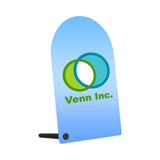 Acrylic Award - Arch Rectangle 5 Inch Imprinted with Logo (Q703222)