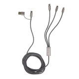 Virgo 9 Ft. RPET 5-in-1 Charging Cable Imprinted with Logo (Q704022)