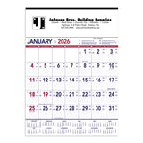 Patriotic Contractor Memo 13-Sheet Calendar Imprinted with Logo (Q704722)