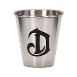 2.5 Oz. Pound One Metal Shot Glass  Imprinted with Logo (Q705022)