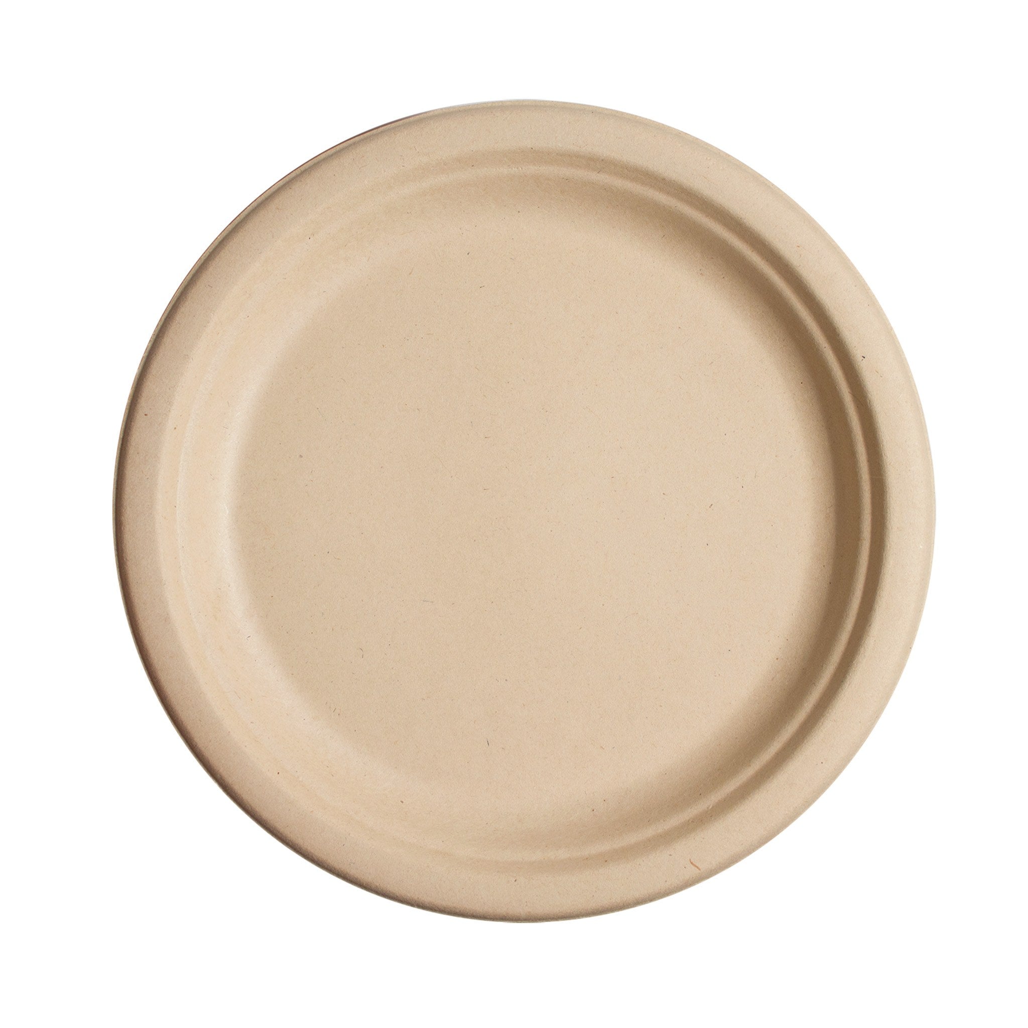 10 Inch Kraft Round Compostable Paper Plate (Q707332)
