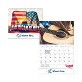 Full Color American Glory Spiral Wall Calendar Imprinted with Logo (Q713222)