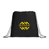 Evergreen Non-Woven Drawstring Bag Imprinted with Logo (Q713322)