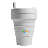 16 Oz. Stojo Collapsible Cup FC Imprinted with Logo (Q713822)