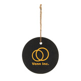 Slate Ornament Imprinted with Logo (Q714922)