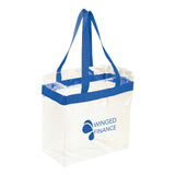 Game Day Clear Stadium Tote Imprinted with Logo (Q719111)