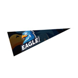 5 x 12 Inch Pennant Imprinted with Logo (Q725822)