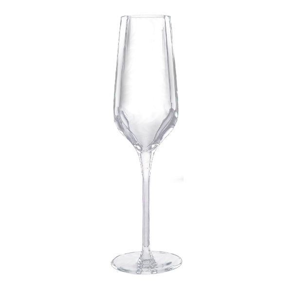 8 Oz. Exclusive Prism Flute - Deep Etched (Q726022)