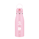 17 Oz. Takeya Traveler Bottle - Blush Imprinted with Logo (Q731622)