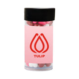 Gourmet Plastic Tube (Small) - Hearts Imprinted with Logo (Q732222)