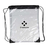 Phoenix Clear Drawcord Backpack Imprinted with Logo (Q734022)