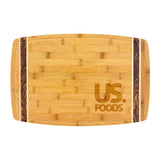 Marbled Look Bamboo Cutting Board  Imprinted with Logo (Q735022)